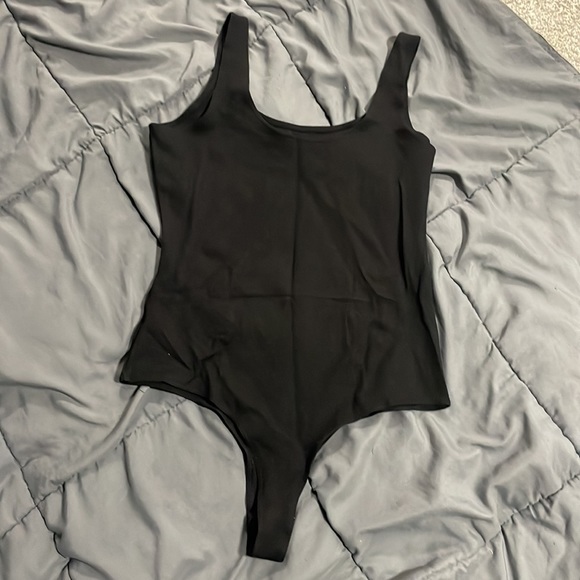 Shinesdar Black Spandex Body Suit - Picture 2 of 2